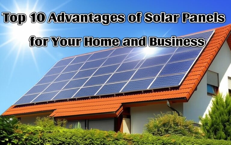 Top 10 Advantages of Solar Panels for Your Home and Business