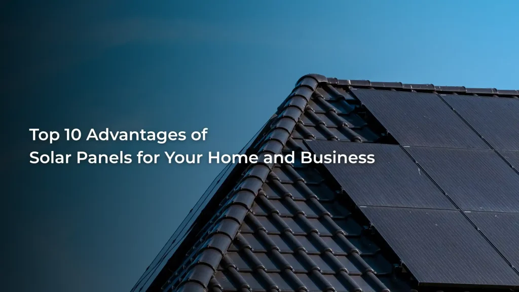 Top 10 Advantages of Solar Panels for Your Home and Business